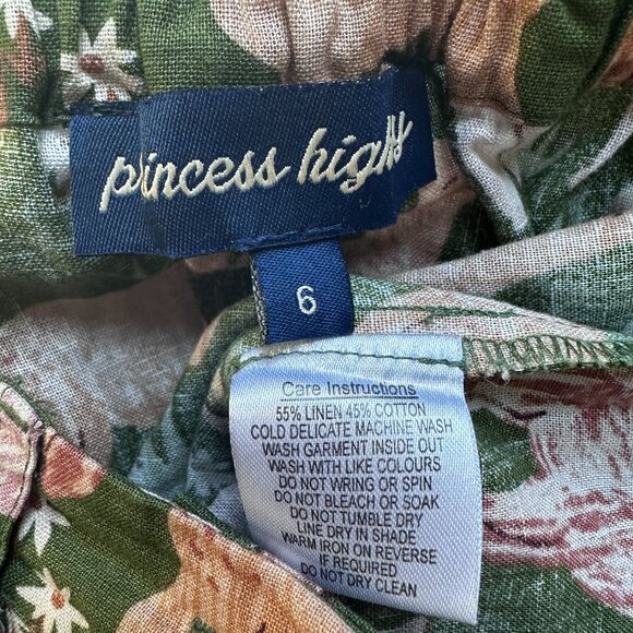 Princess Highway x ModCloth Valley of Llamas Culottes Green AU 6 US 2 - Picture 6 of 9